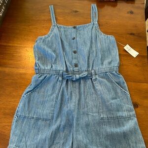 Old navy girls denim romper-size xl-new with tags